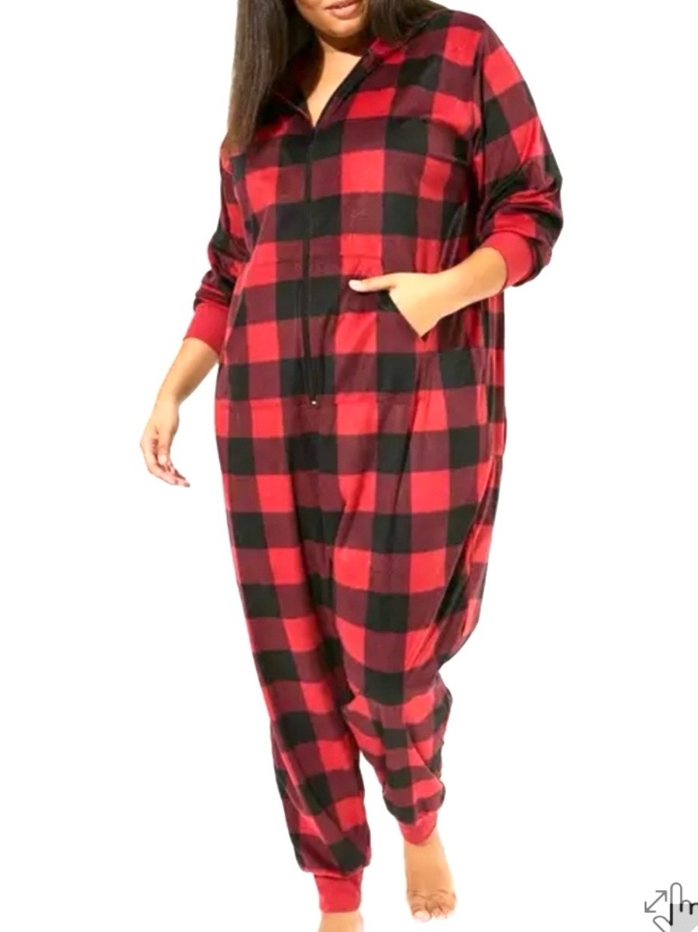 🆕❤️TORRID SLEEP Red & Black Buffalo Checkered Onsie❤️
